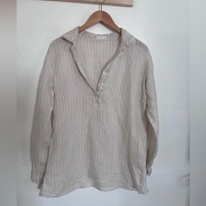 CP SHADES natural linen tunic